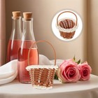 10 Pcs Flower Girl Basket Wedding Mini with Handle Woven Handmade Baskets