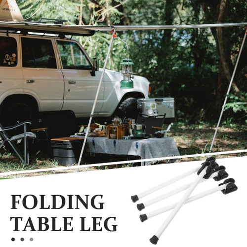 Patas de mesa plegables de viaje ajustables para elevadores de escritorio café metal - Imagen 10 de 12