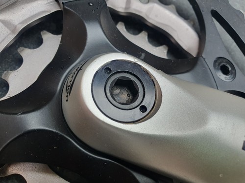 Chaîne triple Shimano Deore XT série M750 FC-M751 & BB Mega9 M9 175 mm très bon état - Photo 12 sur 18