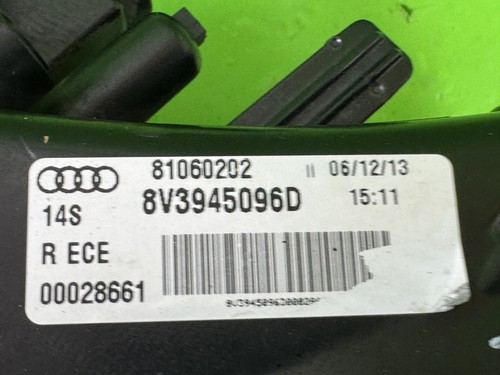 AUDI A3 REAR TAIL LIGHT OUTER DRIVER LED RIGHT OFFSIDE OSR MK3 8V 2012-2016 - Picture 3 of 17