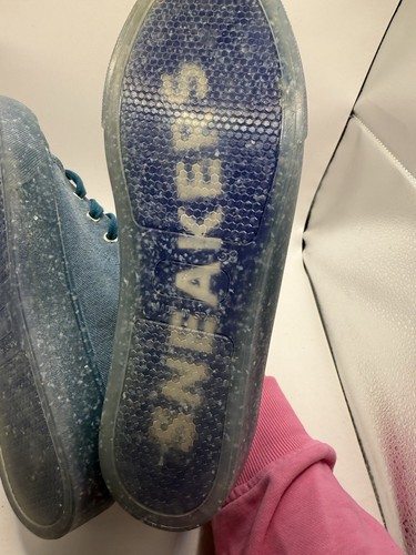 Recykers Navy Blue Sneakers Women’s Size 8 Shoes Eco Friendly Vegan Organic - 第 9/12 張圖片