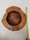 Teak Root Bowl 30cm Antique Rustic Kitchen Food Hand Carved Wood Fruit Snack Nut