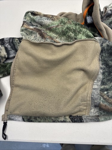 Mossy Oak Men’s Camo Full Zip Fleece Size 2xl 2 zipper pockets Good Condition - Picture 7 of 13