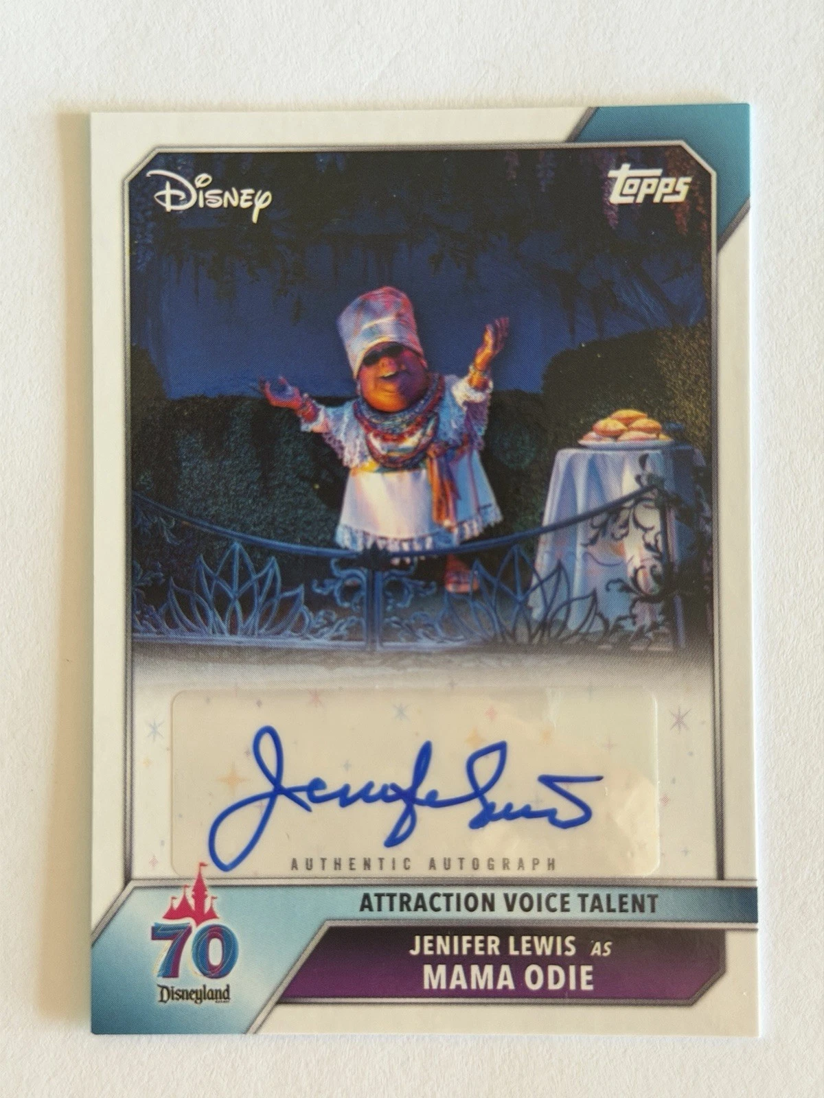2025 Topps Disneyland 70th Mama Odie Jenifer Lewis Attraction Auto