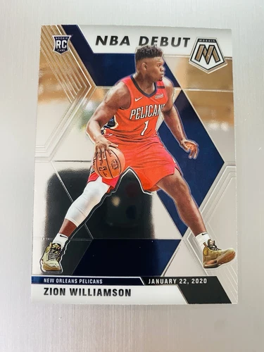 Zion Williamson 2019-20 Panini Mosaic NBA Debut Rookie #269 Pelicans Rc