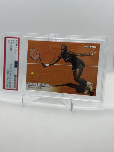 Serena Williams 2003 Netpro Tennis #1 Rookie RC PSA 10 GEM MINT