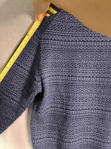 Brora Scotland Herren Navy Rundhals Fair Isle Pullover superfeine Wolle/Kaschmir Gr. M - Bild 9 von 9