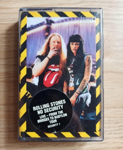 Rolling Stones : No Security ( Cassette Tape ) - Picture 1 of 5