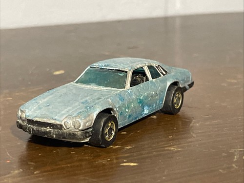 Vintage Hot Wheels 1977 JAGUAR XJS Rare Original Old Car Silver Gray Hong Kong - Picture 7 of 11