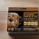 Bella 12 X 12 Inch Electric Skillet with Copper Titanium Coating, 1200 Watts