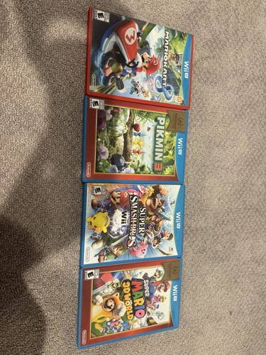 Super Smash Bros Nintendo Wii U Mario Kart Batman Mass Effect Lot Pikmin 3 Good! - Picture 7 of 13