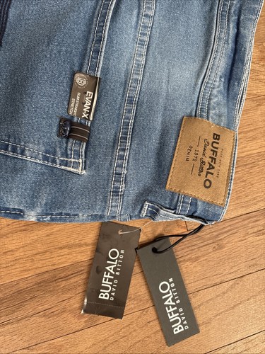 Buffalo David Button Evan X Jeans Men’s Size 40X30 Blue Denim Medium Wash NWT - Picture 11 of 12