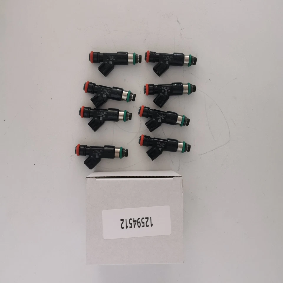 8x Fuel Injectors for 2007 2008 2009 Chevrolet Tahoe 5.3L 12594512 Foto 3 de 4