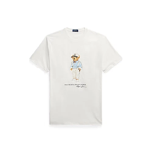 Polo Ralph Lauren Men's SZ 3XL-Tall White Captain Bear Short Sleeve T-Shirt - Image 4 of 4