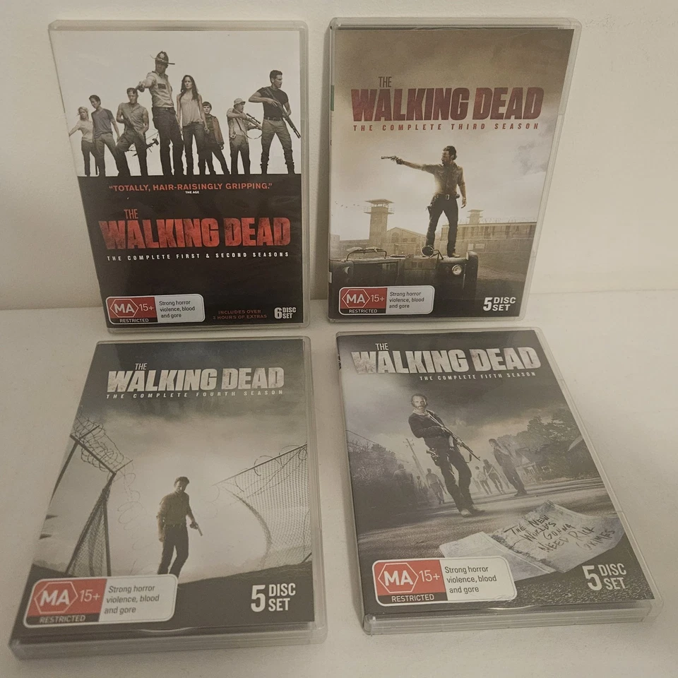 The Walking Dead: Complete Season 1 2 3 4 5 (1-5) - 21 Disc DVD Set - Region 4 - image 2 of 4