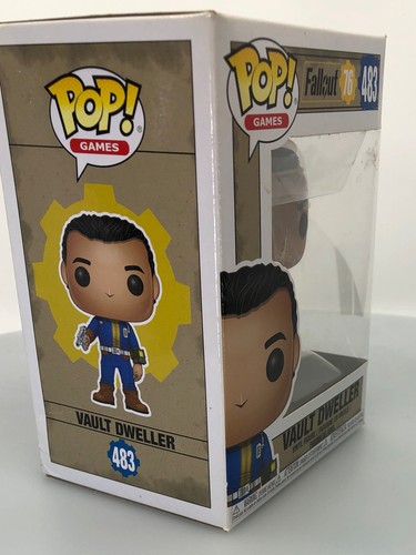 Funko POP! Games Vault Dweller Fallout 76 #483 Vinyl Figure DAMAGED BOX - Picture 11 of 14