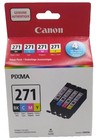 Oryginalne wkłady atramentowe Canon CLI-271 4pk Combo w kolorze czarnym, błękitnym, purpurowym, żółtym
