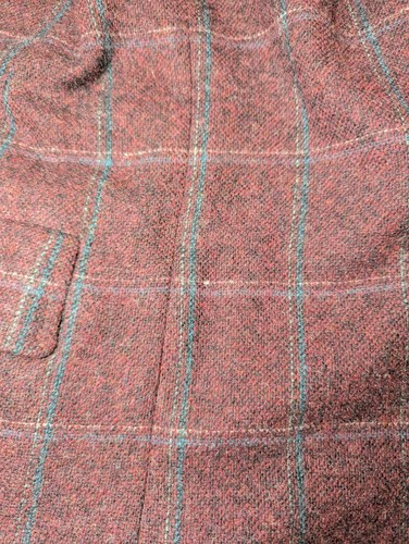 Vintage Austin Reed Blazer Sport Coat Men's 38 Two Button Pure Wool Jacket Plaid - Picture 13 of 13