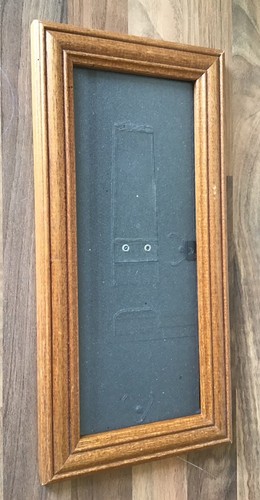 Vintage Holz Bilderrahmen für Bilder 4” x 9,75”