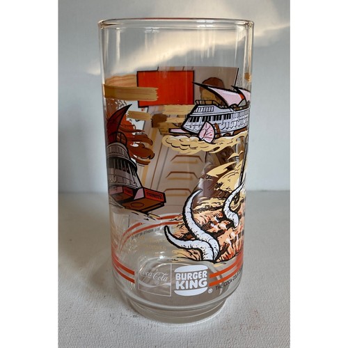 STAR WARS Return of the Jedi Burger King Glass Vintage 1983 Coca Cola Han Solo - Picture 4 of 10