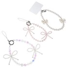 3 Pcs Cell Phone Strap Wrist Lanyard Camera Pendants Decor Beaded