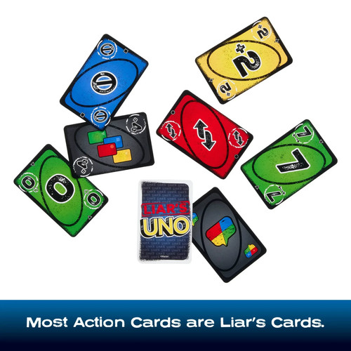 Liar’s Uno Card Game for Adults, Kids, Families, Parties & Game Nights - Picture 4 of 7