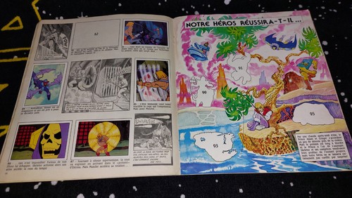 Musclor Masters Universe Vintage Panini Album MOTU + Poster popy gadget wars ken - Picture 11 of 21