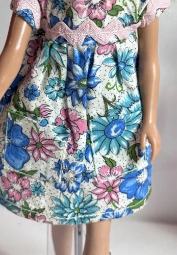 Vintage Barbie’s Skipper’s Handmade  Printed Top and Shorts Cotton