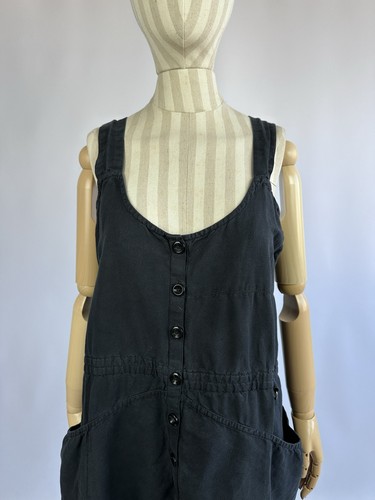 Gudrun Sjödén Black Pinafore Dress – Size XL - Picture 2 of 18