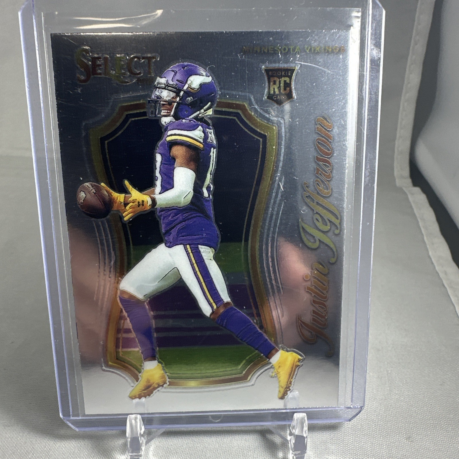 2020 Panini Select Football Justin Jefferson Select Certified Rookie RC #SCR-9🔥