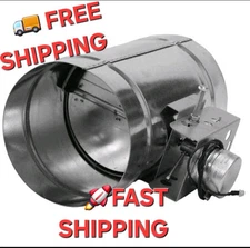 6" 24V Motorized Backdraft Damper – Silver S&P Soler & Palau MD6 FREE SHIPPING
