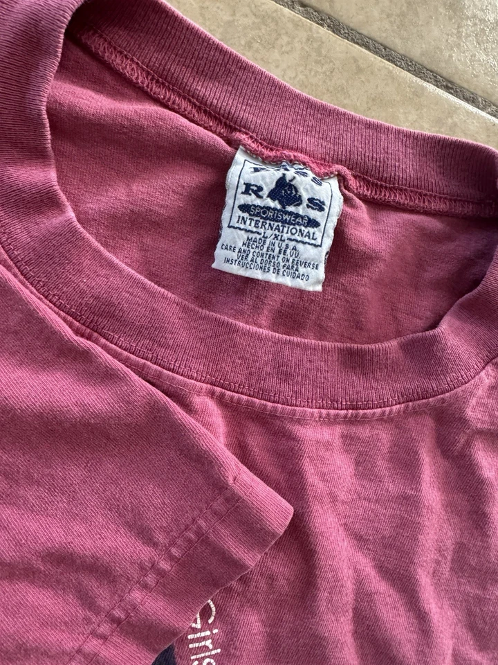 Camiseta Vintage Anos 90 Meninas com Atitude Gráfica Rosa Tamanho G - Imagem 3 de 3