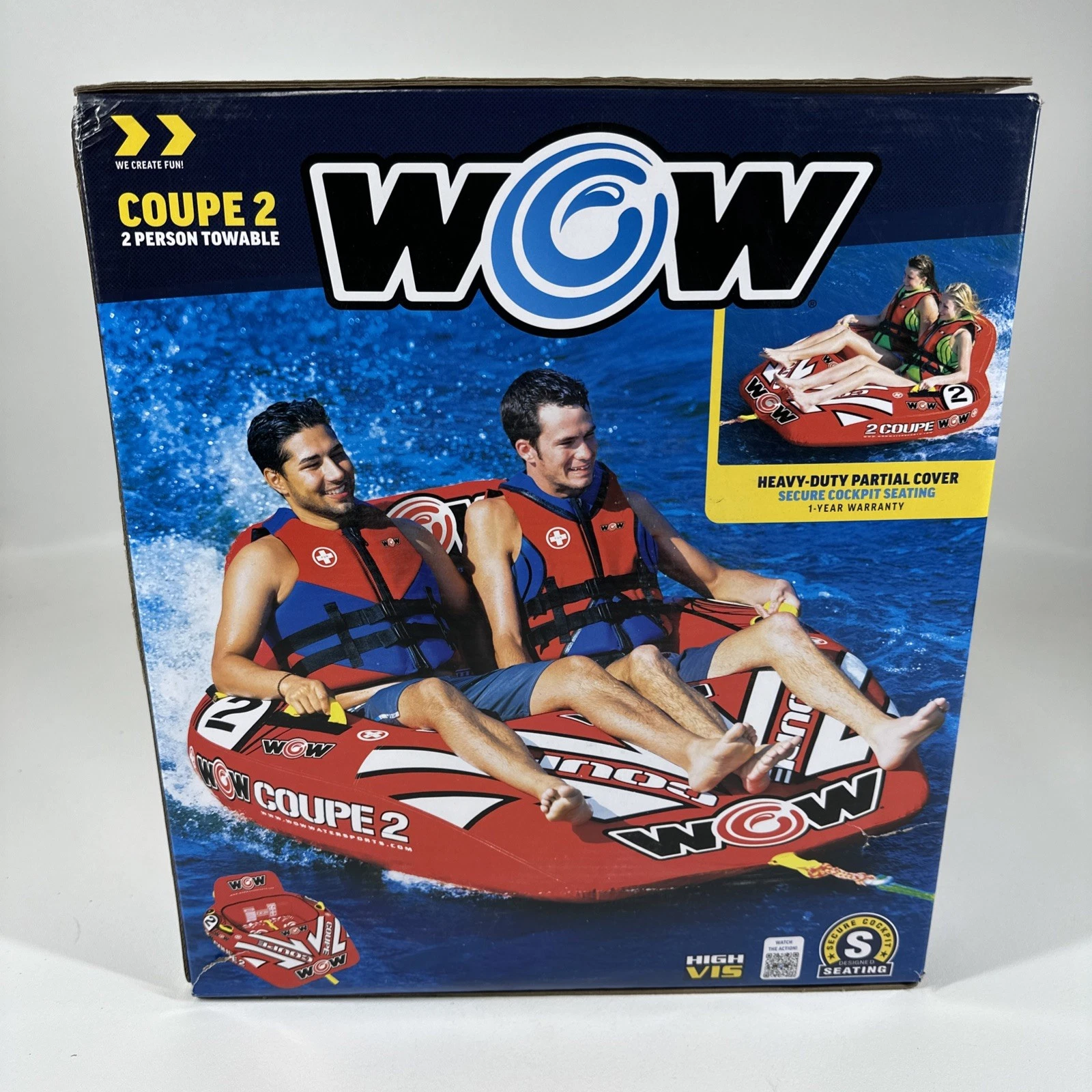 WOW Coupe Cockpit Towable Tube - Thumbnail 2
