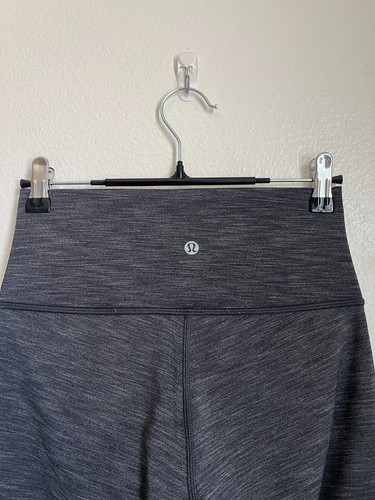 Lululemon Wunder Under Hi-Rise Tight Full-On Luxtreme 28" Heather Black Sz US 4 - Picture 4 of 6