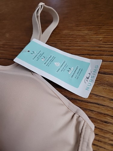 Playtex 4958 Beige Polyester Wireless Nursing Bra Size XL (46) - Picture 2 of 7