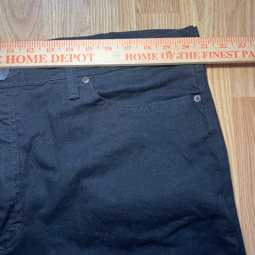 Wrangler Authentics Classic Regular Fit Flex Denim Black Jeans Mens Size 42x28 - Picture 5 of 8