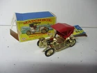 Matchbox Lesney Yesteryear Y-4 Opel Coupe- GOLD PLATED, needs grille, boxed