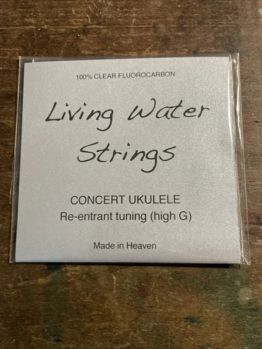 Living Waters Concert Ukulele Strings High D Tuning New In Package England