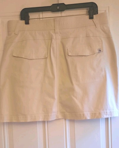OCEAN + COAST Stretch Woven Casual Skirt - 14 - Front Zip/Btn Close, Pockets - Picture 6 of 6