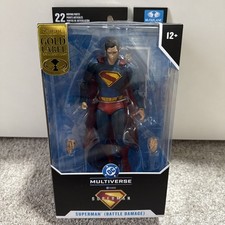 NEW  2025 DC Multiverse SUPERMAN Movie Battle Damage McFarlane Gold Label