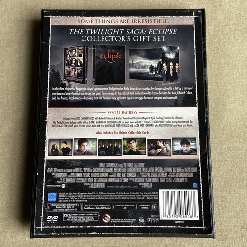 The Twilight Saga (2) Eclipse (DVD 2010 2-Disc) Vampire Romance Edward Bella + - Picture 2 of 7