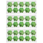 100 Pcs PVC Pod Label Kit Green Hydroponic Garden Basket Stickers