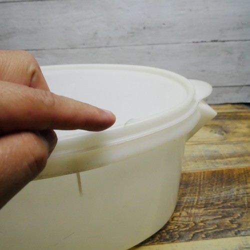 Vintage Tupperware Ham Roast Turkey Keeper Container # 487-1 w Lid READ DESC - Picture 13 of 13