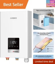 Certified 14kW Tankless Water Heater - Efficient Hot Water Up to 3.38 GPM