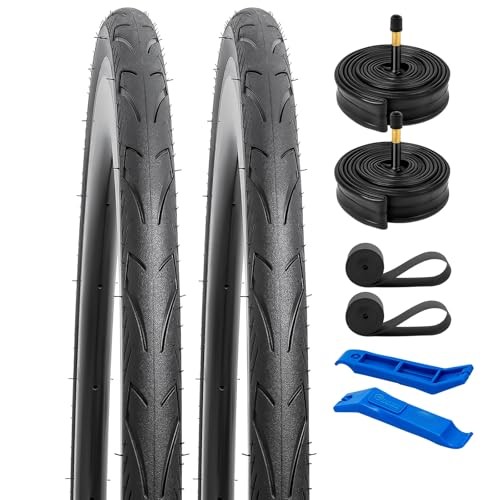 700C Lightweight Bike Tires 700x35C (ETRTO 37-622) and 700C Bike Tubes - - Picture 2 of 8