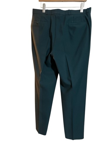 Custom Tailored Green Single Breasted Suit 42S Pant 34x30 - Picture 7 of 18