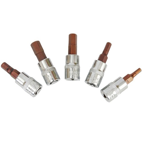 1/4 Inch Bit Socket 5PCS Driver H3-H7 Hex Screw Tools Useful Practical - Picture 2 of 12