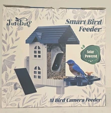 2025 Furobag - AI Smart Bird Feeder with Solar Powered Camera - Open -Box