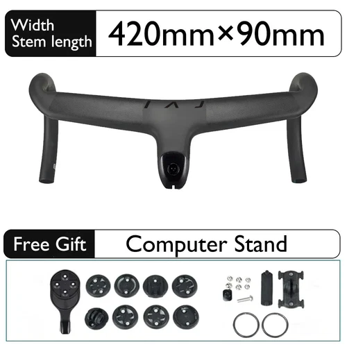 Carbon Full Internal Cable Routing Road Bike Integrated Cockpit Di2 Handlebar - Picture 32 of 43