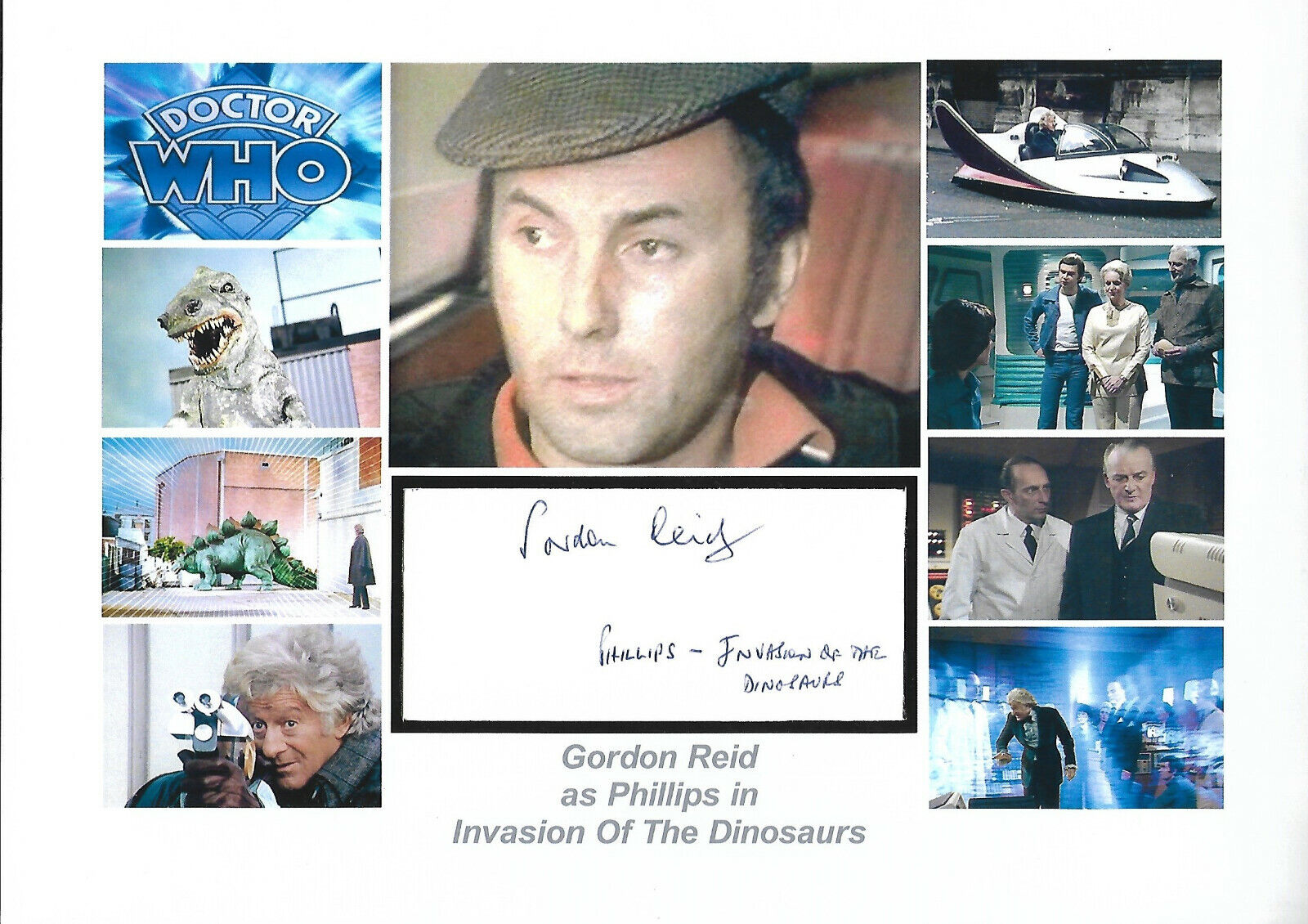 Dr Doctor Who - 3rd Third Doctor Era (Pertwee) - Autograph & Display Selection - Picture 130 of 131